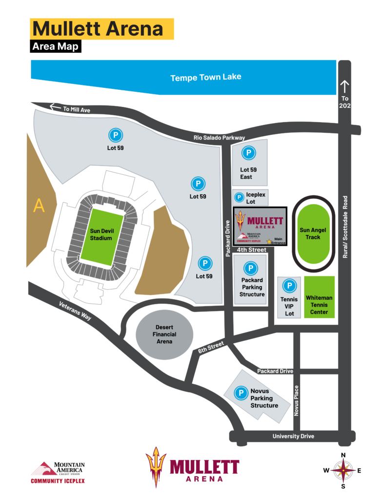 Directions - Getting Here - Mullett Arena ASU